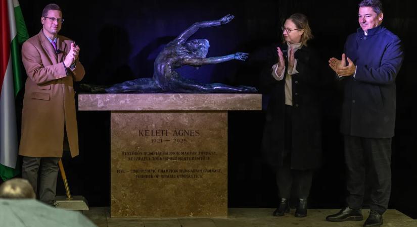 Felavatták Keleti Ágnes szobrát Budapesten