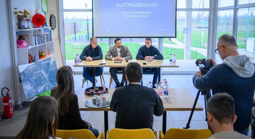 Fejlesztések Józsán: elkészült az északi elkerülő terve, számos más jóléti projekt is terítéken van – fotókkal, videóval
