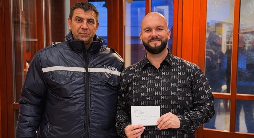 Ruzsa Roland támogatással ismerte el a dorozsmai polgárőrök munkáját