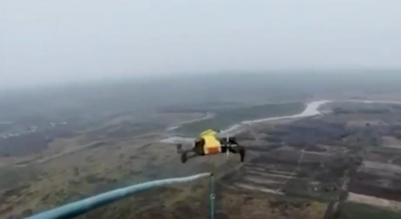 Ukrán drón zuhant le Finnországban