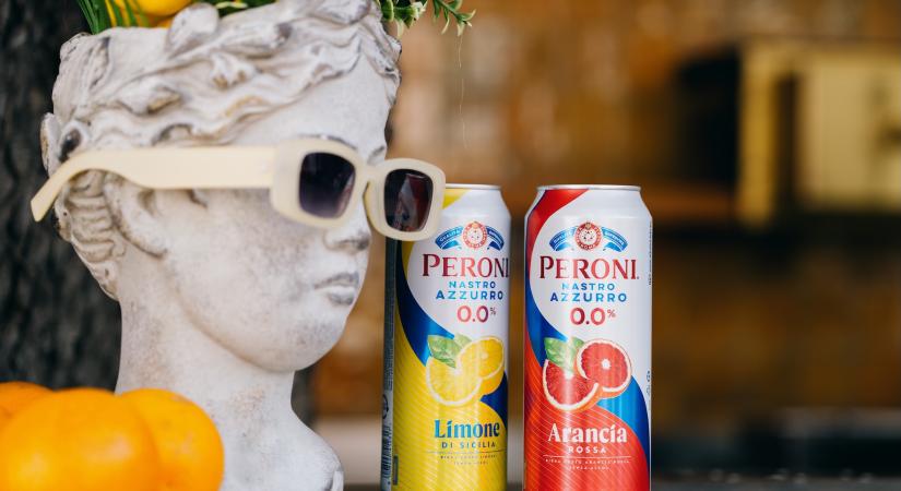 Zero alkohol, 100% Dolce Vita: megérkezett két új ízben a Peroni Nastro Azzurro