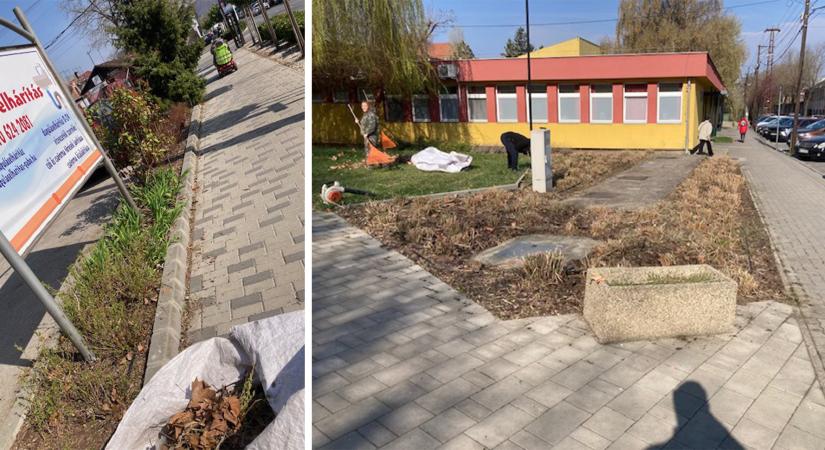 Elkezdődtek a tavaszi munkálatok Dorogon