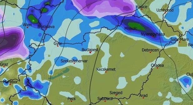 Térképeken mutatjuk, meddig kell még esőre számítani, óráról órára