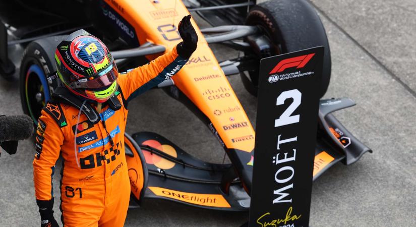 Piastri: „Ez most felér egy győzelemmel” – fontos dobogó a McLaren nehéz rajtja után