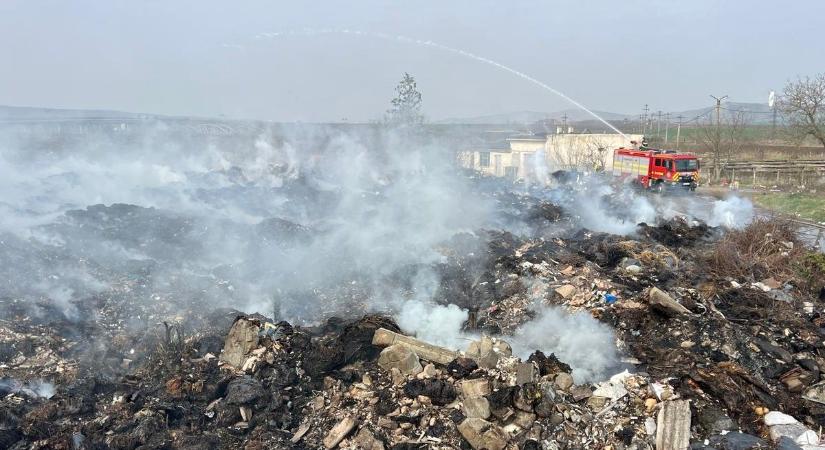 Tetemes bírságot róttak ki Marosludason a múlt heti hatalmas tűz miatt