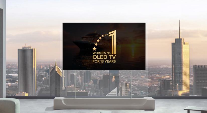 Már 13 éve vezeti az OLED tévék piacát az LG