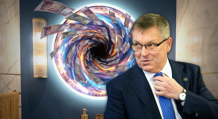 Újabb pofátlan tételek az MNB-felújításról: edénykészlet elhelyezése 42 ezerért, 21 milliós csillár és furcsa árazási technikák