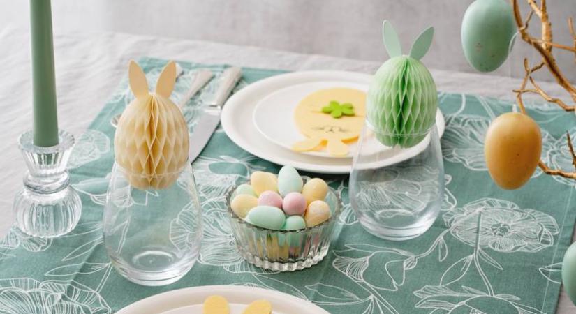 Húsvéti nyuszidekoráció egyetlen papírlapból – Elképesztően cuki, és csak hajtogatni kell