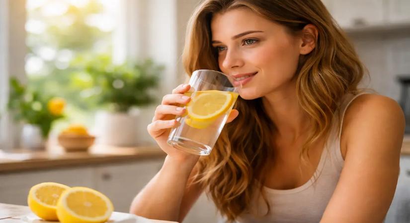 Ez történik a szervezetedben, ha langyos citromos vizet iszol