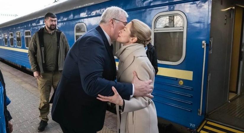 Kaja Kallas alighogy megérkezett Ukrajnába, máris bejelentette: az EU végsőkig támogatja a háborút