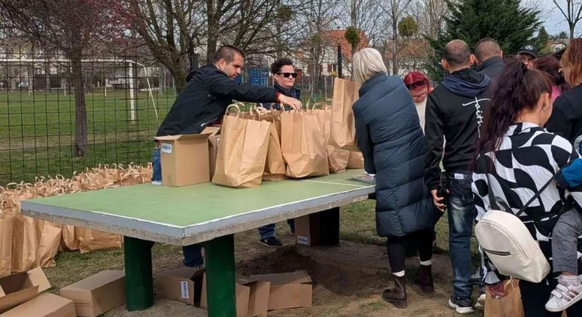 A tiszás jelölt szerint a fideszes képviselőhöz köthető alapítvány iskolájából vihették kiosztani a lisztet borsodi lakosoknak