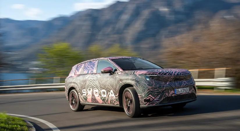 Videón a Peaq, a Skoda legnagyobb elektromos SUV-ja