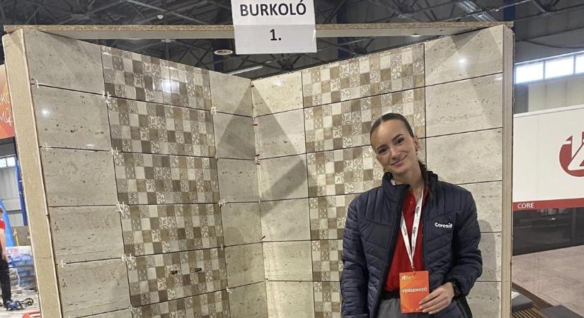 Debreceni burkoló lány is dobogóra állt az országos Szakma Sztár Fesztiválon