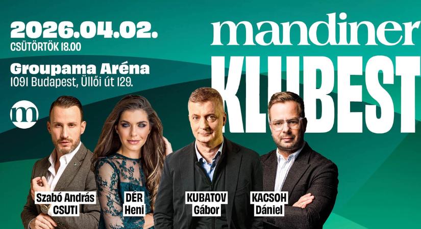 Forrongó közélet: Témában nem lesz hiány a választások előtti utolsó Mandiner Klubesten