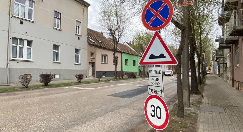 Megújul a Csengery utca: Mérföldkőhöz érkezett a soproni útfelújítási program - fotók