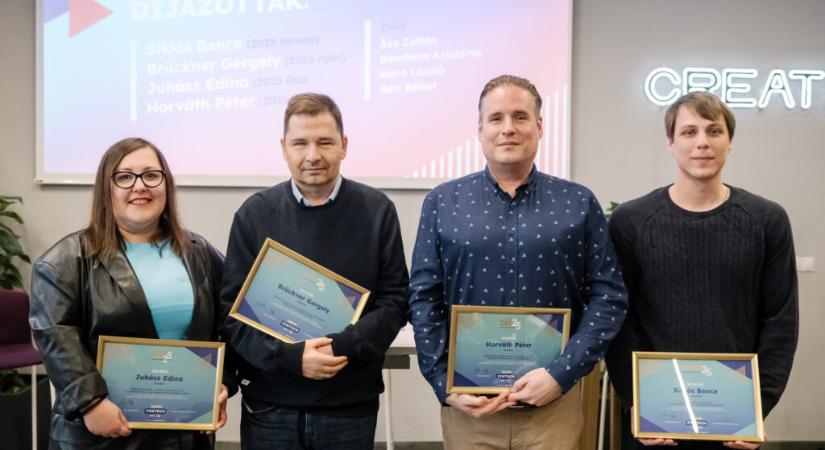Újságírókat díjaztak a Felelős Fintech Tartalmakért pályázaton