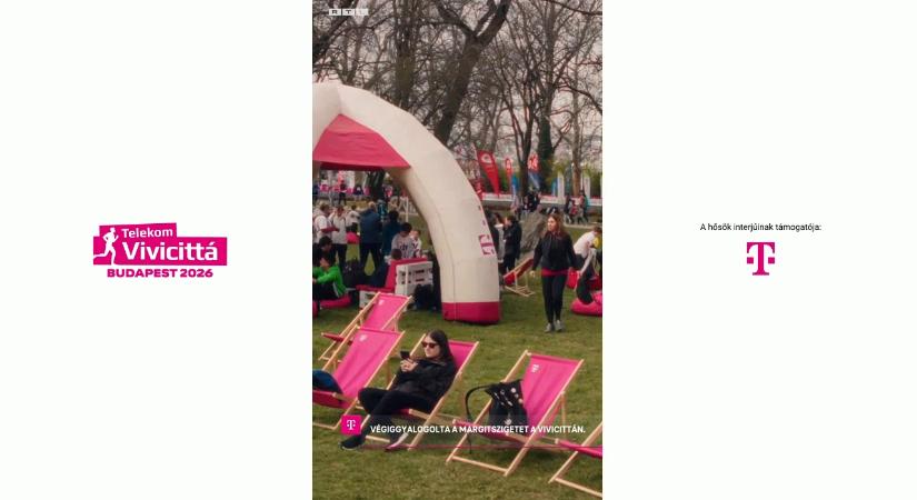 Suszter Zsuzsanna Katalin végigment a Telekom Gyalogláson – 2,5 kilométer ma az egészségéért