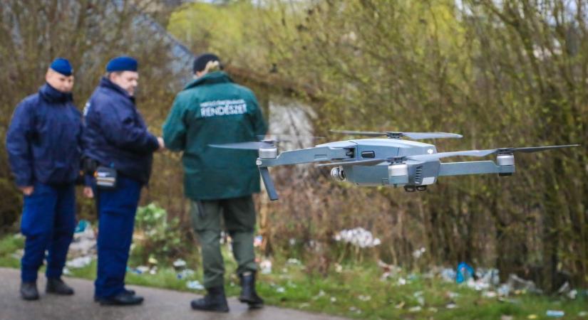 „A drón ezúttal sem maradhat el” – rendészeti akció Lyukóvölgyben
