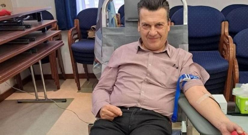 Hősies akció a kapitányságon: vért adtak a rendőrök!