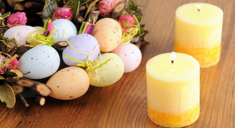 Képeken 10 gyönyörű tavaszi koszorú gyertyával: majdnem olyan, mint az adventi