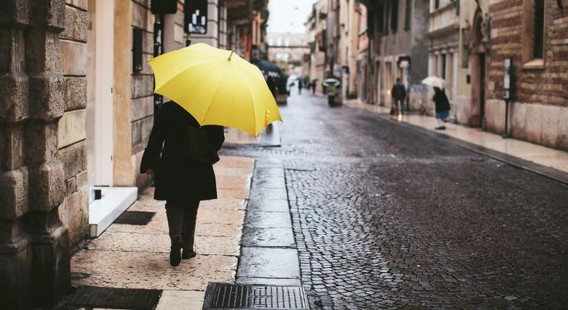 Térképen mutatjuk, hol lesz szükség szerdán az esernyőkre