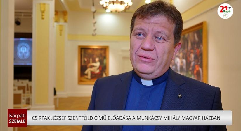 Csirpák József Szentföld című előadása a Munkácsy Mihály Magyar Házban (videó)