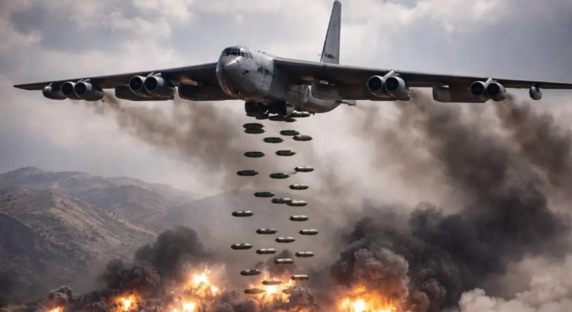 Az Egyesült Államok B-52-es stratégiai nehézbombázókat vetett be Irán ellen