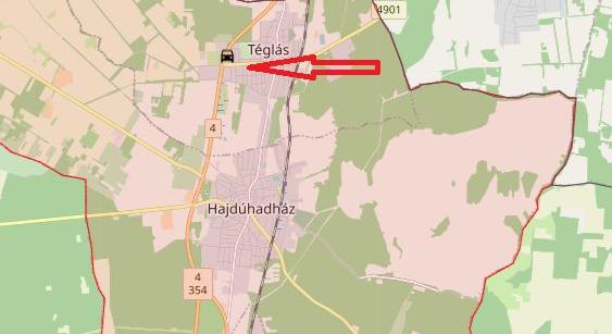 Busz és autó ütközött Téglásnál