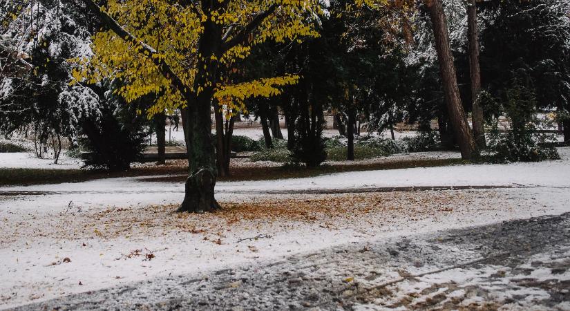Hóval búcsúzik a március, havazott a Kékesen és a Bükkben is
