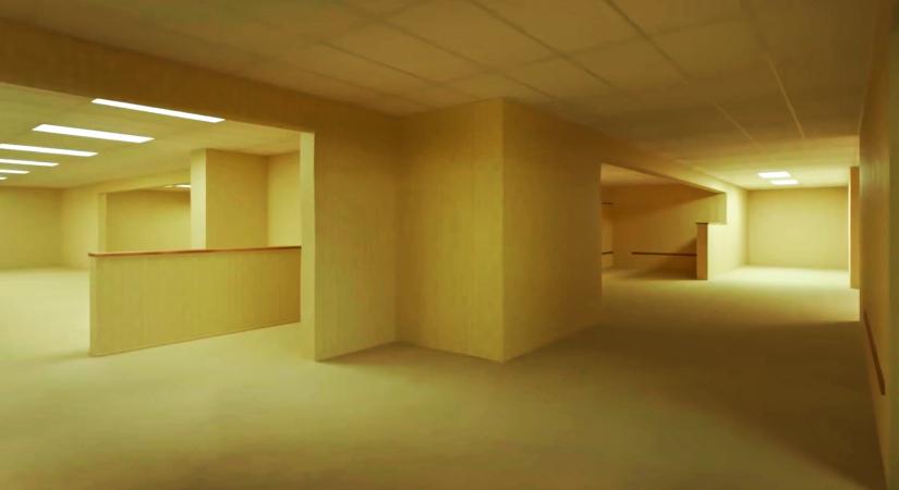 Befutott a Backrooms – Hátsó szobák nagy előzetese, amelyben hősünk egy furcsa és ijesztő alternatív dimenzióba kerül