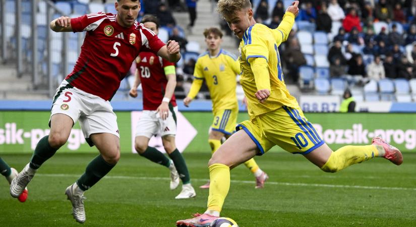 A magyar válogatott nem bírt az ukránokkal: fiataljaink egyre távolabb az európai álomtól