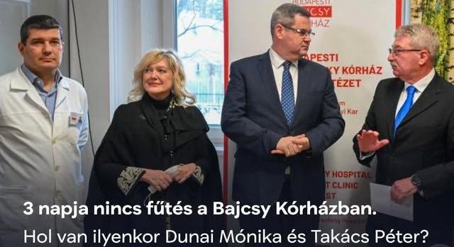 A Bajcsy-Zsilinszky Kórház több épületében sincs fűtés, hősugárzókat és takarókat osztanak a betegeknek