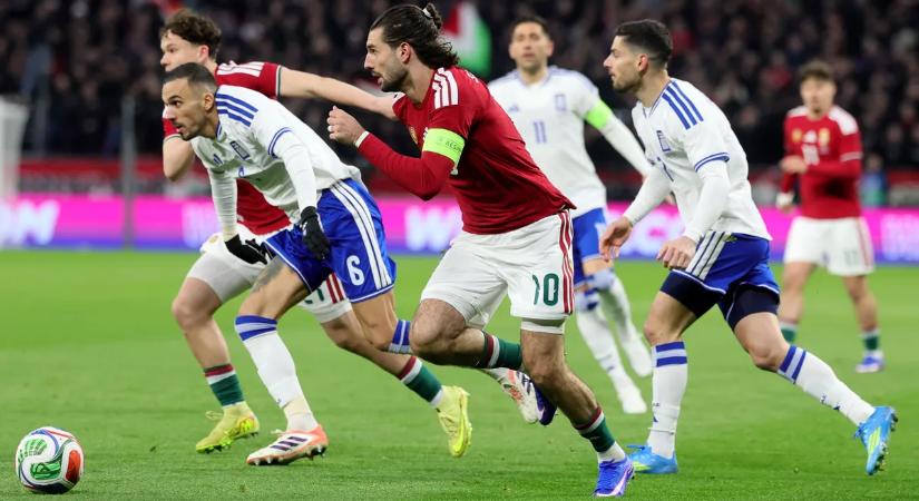 Eseménydús mérkőzésen csak a gól hiányzott, a magyar válogatott döntetlent játszott a görögökkel