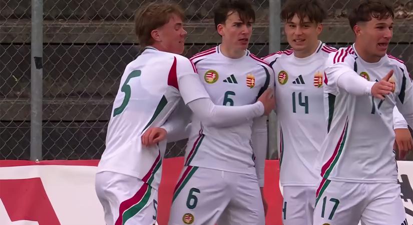 Küldetés teljesítve: Rab Bence duplázott, bennmaradt az A ligában az U18-as válogatott