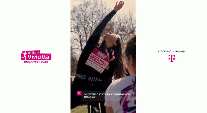 Evelin berobbant a Telekom Vivicittá Trió Félmaratonon: 2:10 körüli célidővel ma is sokat tett az egészségéért