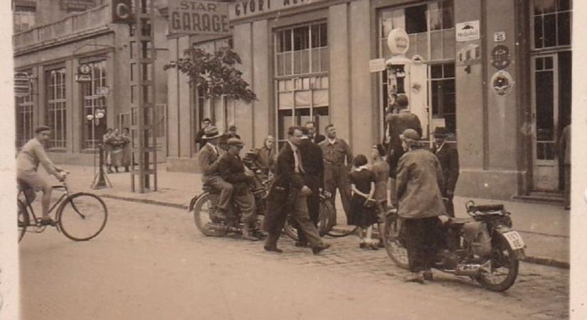 100 éve nyílt meg a győri Árpád úton az autógarázs és benzinkút
