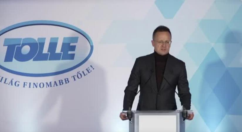 Szijjártó Péter: a Tolnatej Zrt. tízmilliárd forintos beruházása tovább erősíti a vállalat versenyképességét