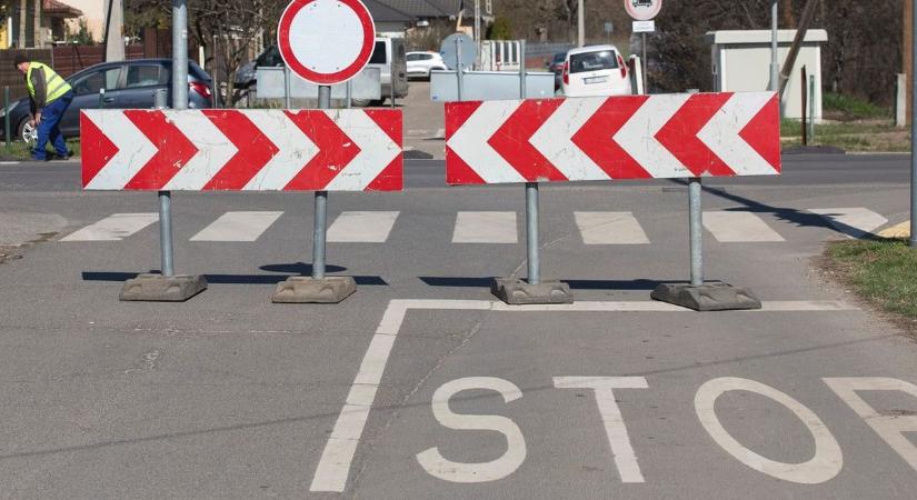Figyelem! Teljes útzár lesz húsvétig Nyíregyháza egyik forgalmas részén! Érdemes elkerülni ezt az útszakaszt