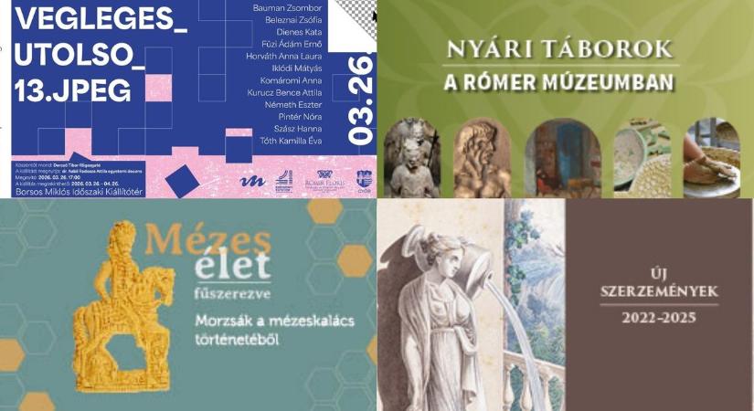 Szuper programok várnak a Rómer Múzeumban!