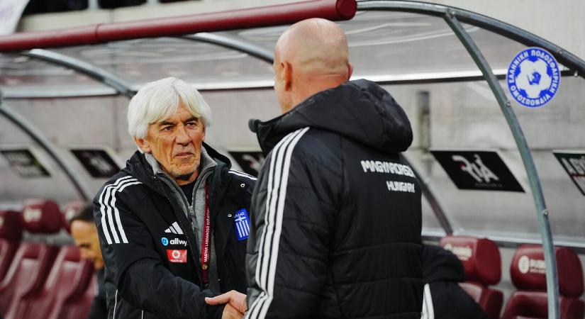 A görög szövetségi kapitány: "Ha az utolsó passzaink pontosabbak, több gólt tudtunk volna szerezni"