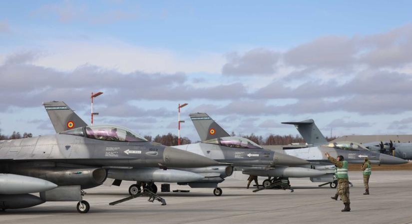 Román vadászgépek védik három hónapon át a balti államok légterét