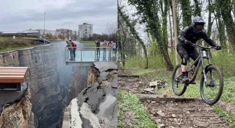 Átnevezik Nagy kanyon utcává a Nagyrét utcát, downhill pálya épül a lebontott lépcső helyén