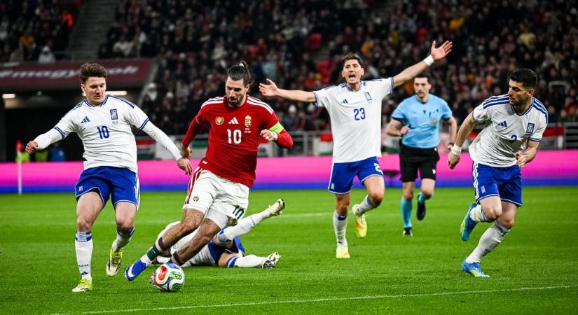 Ha Szoboszlai megaszólójából gól lesz… – képeken a magyar-görög meccs