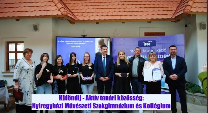 Díjazták a KRÉTA IFM Országos Nyelvi Verseny kiválóságait