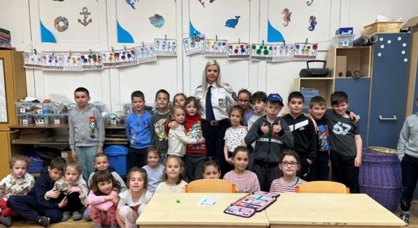 Játékosan tanulhattak a kicsik a biztonságos közlekedésről