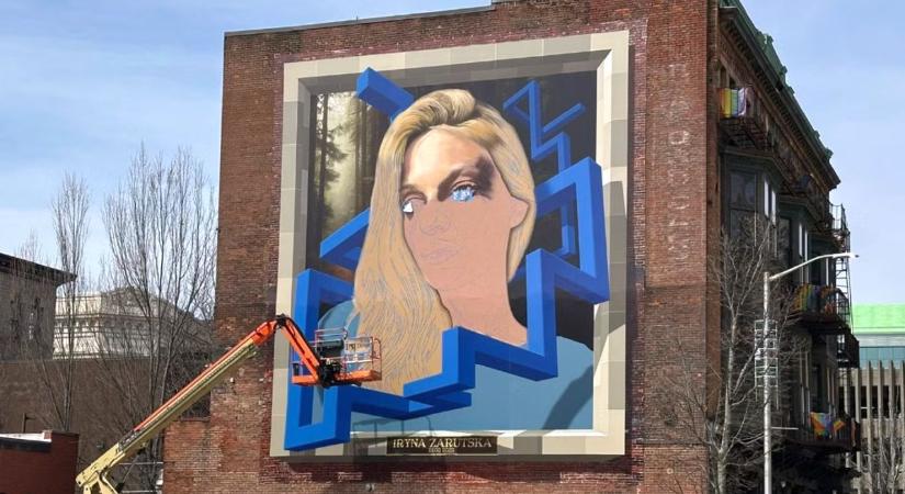 Tomboló kettős mérce: eltávolítják a brutálisan meggyilkolt ukrán menekült lány falfestményét az Egyesült Államokban