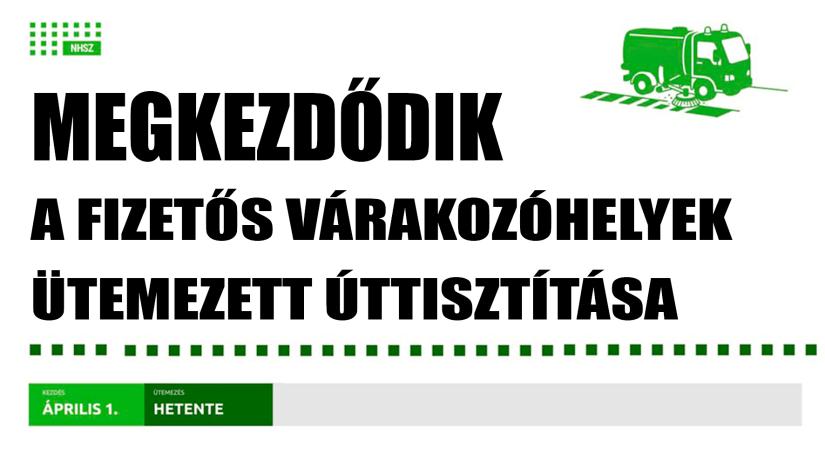 Megkezdődik a szolnoki parkolók ütemezett tisztítása – hétvégi munkavégzésre kell számítani