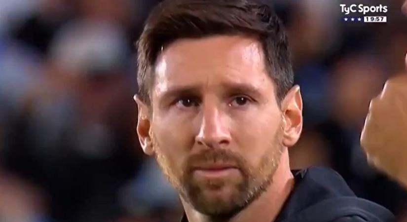 A meccs előtt elérzékenyült, majd zseniális gólt szerzett Lionel Messi