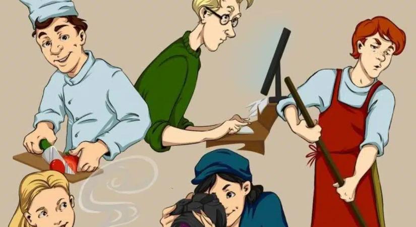 Csak a leggyorsabb agyúak látják: Megtalálod az egyetlen balkezest 15 másodperc alatt ezen a képen?