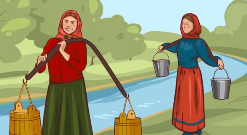 Ez az 5 másodperces IQ-teszt kifog a felnőttek 90%-án: melyik nő ér haza több vízzel?